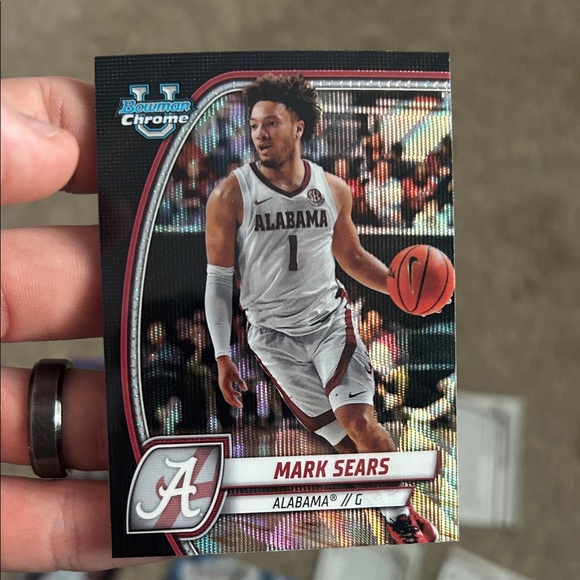 Alabama Men’s Basketball Lot purple waves, refractors numbered cards - Picture 6 of 7